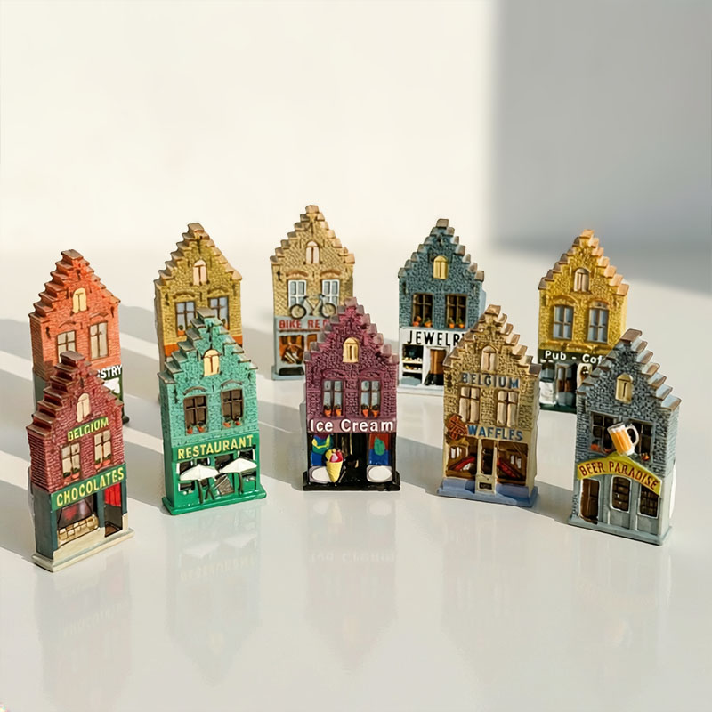 MAGNET BELGIAN HOUSES 10-ASS