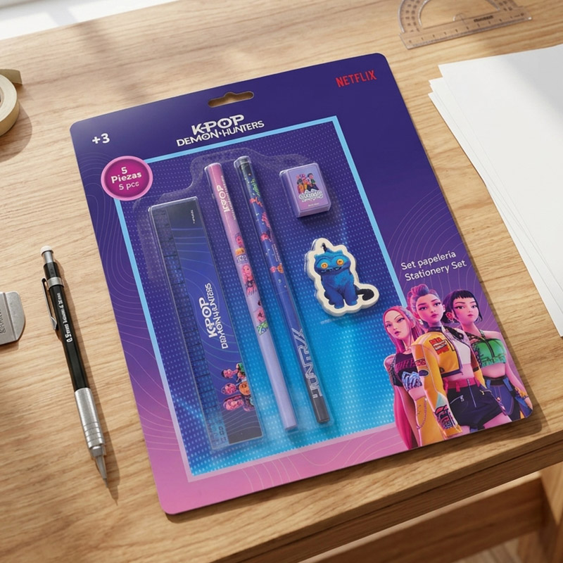 STATIONERY SET KPOP DEMON HUNTER 5pcs