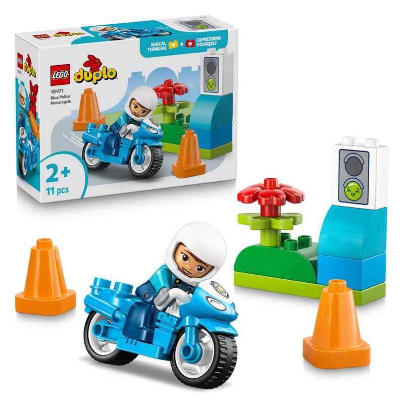 LEGO 10471 DUPLO BLUE POLICE MOTORCYCLE