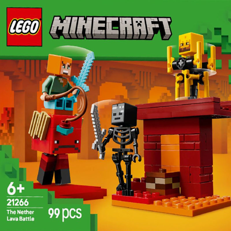 LEGO 21266 MINECRAFT THE NETHER LAVA BATTLE