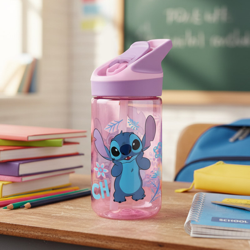TRITAN BOTTLE STITCH PINK JUNGLE 480ml