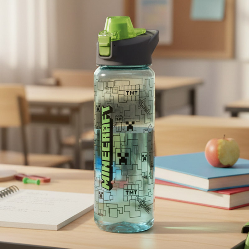 LOCK TOP BOTTLE MINECRAFT 1075ml