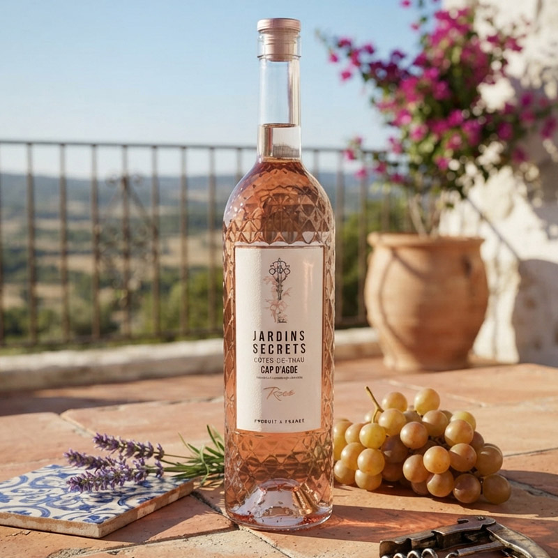 JARDINS SECRETS ROSÉ 6 x 75cl