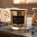 BIG CANDLE - GOUD - MOOI MENS (36904)