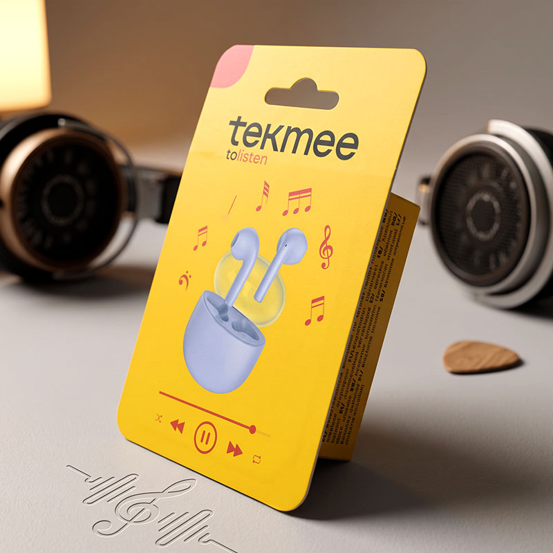 TEKMEE TRANSLUCENT CASE TWS EARBUDS 4-COLORS