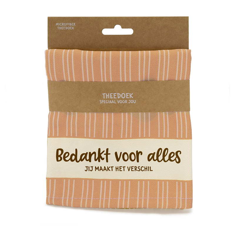 THEEDOEK - BEDANKT (36629)