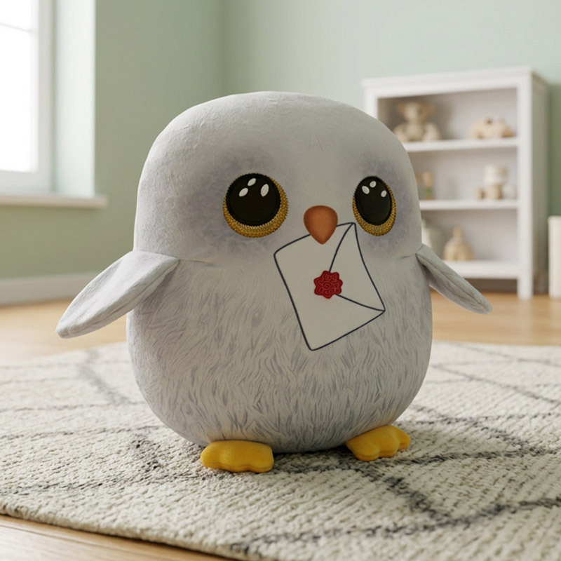 TY SQUISH A BOOS SMALL - HEDWIG 20cm
