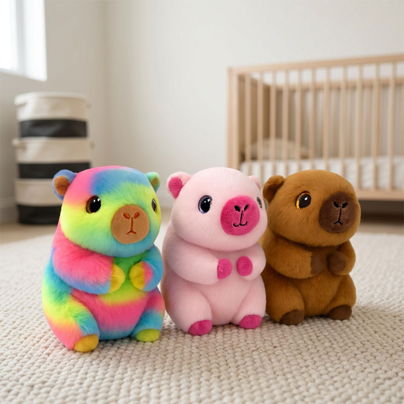 TY BEANIE BELLIES SMALL CAPYBARA 3-ASS 15cm