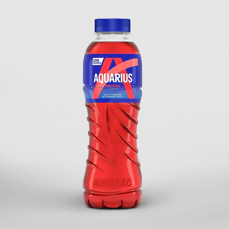 AQUARIUS RED PEACH PET 4x6x50cl (6-PACK)