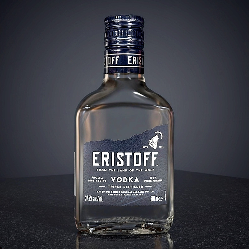 ERISTOFF BLUE 37,5° 6X20cl