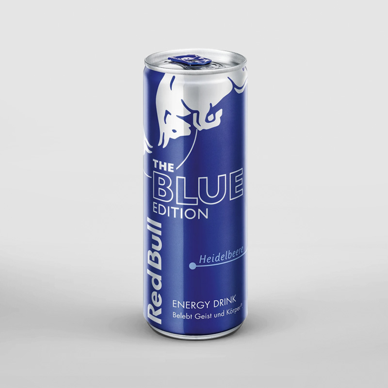RED BULL EDITION BLUE CAN 24X25cl