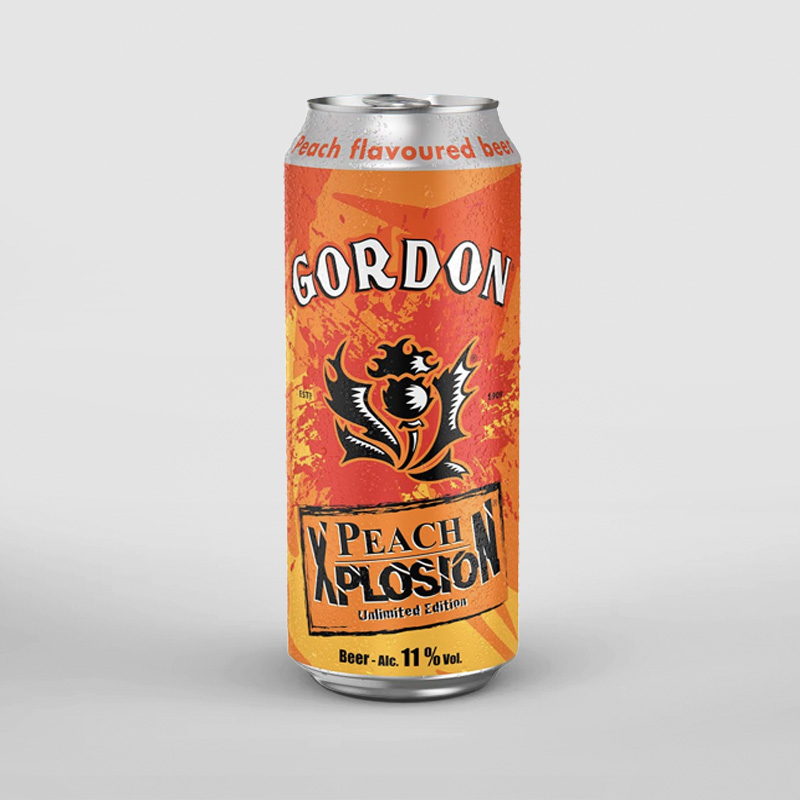 GORDON PEACH XPLOSION CAN 12X50cl