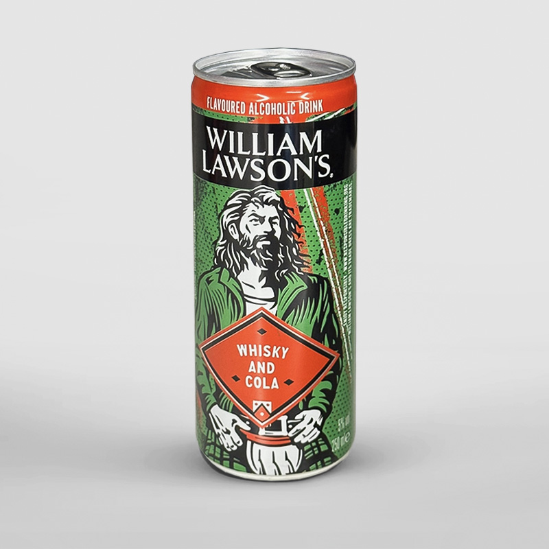 WILLIAM LAWSON'S WHISKY&COLA CAN 4x6x25CL