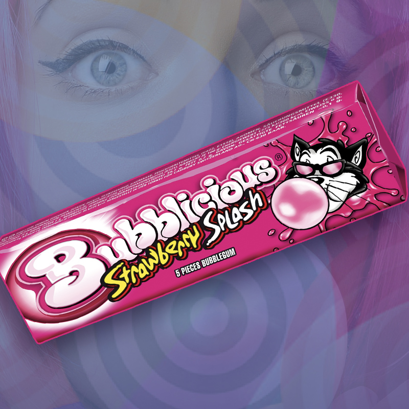 BUBBLICIOUS STRAWBERRY SPLASH 18x38g