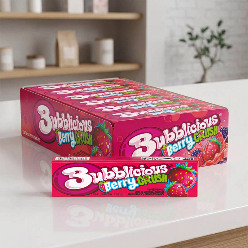 BUBBLICIOUS STRAWBERRY SPLASH 18x38g