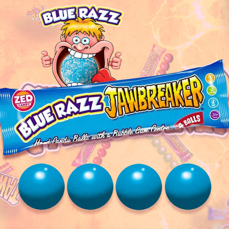 JAWBREAKER BLUE RAZZ 4pcs x 40