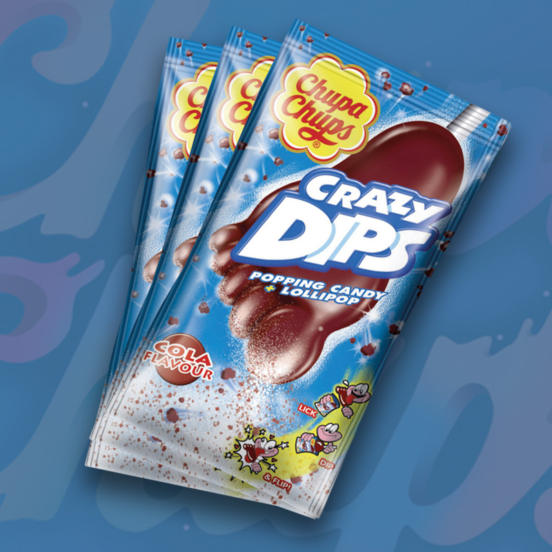 CRAZY DIPS COLA 24x16g