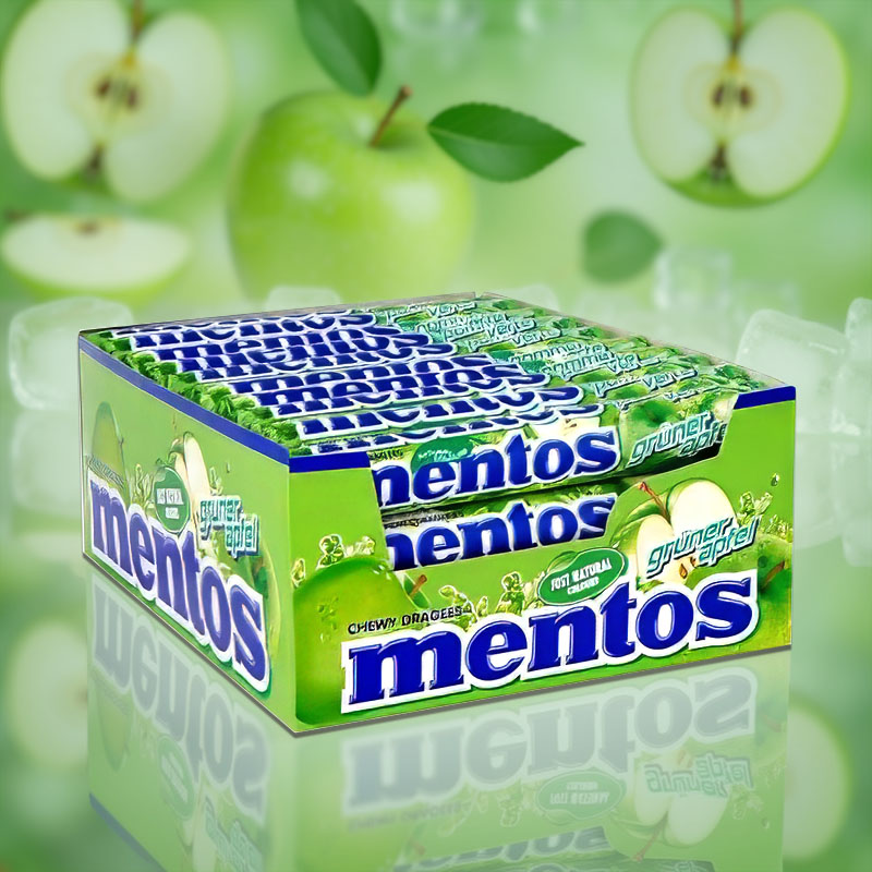 MENTOS ROL GREEN APPLE 40x38g