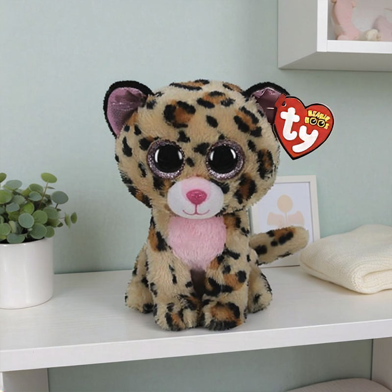 TY LIVVIE LE LEOPARD SMALL 15cm