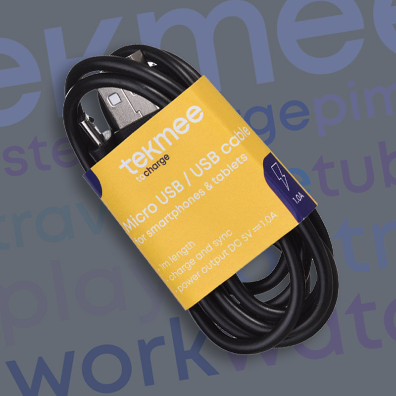 TEKMEE M-USB CHARGING CABLE 12-PACK