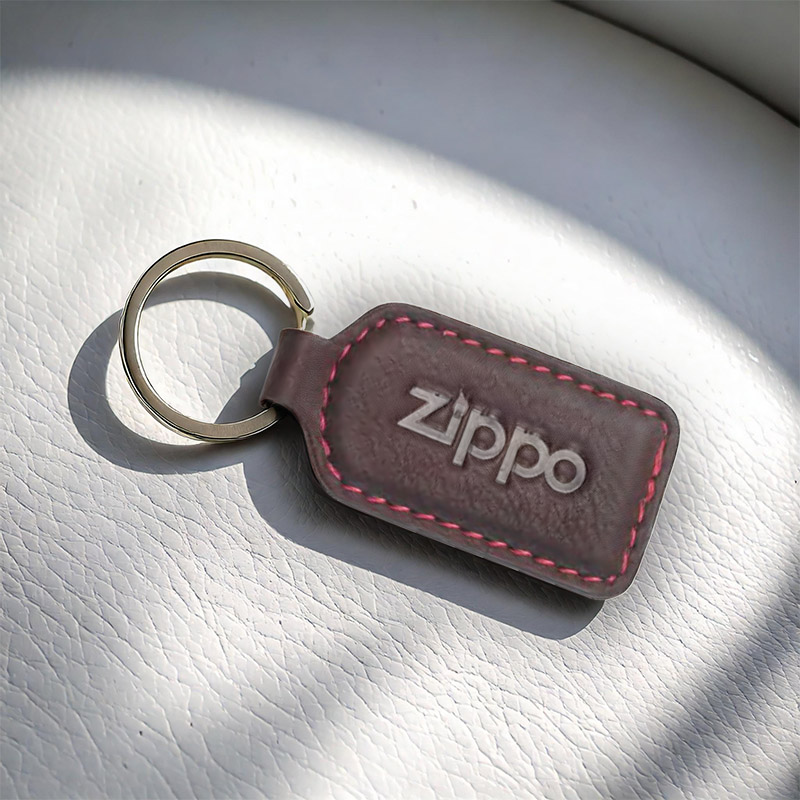 ZIPPO LEATHER KEY RING