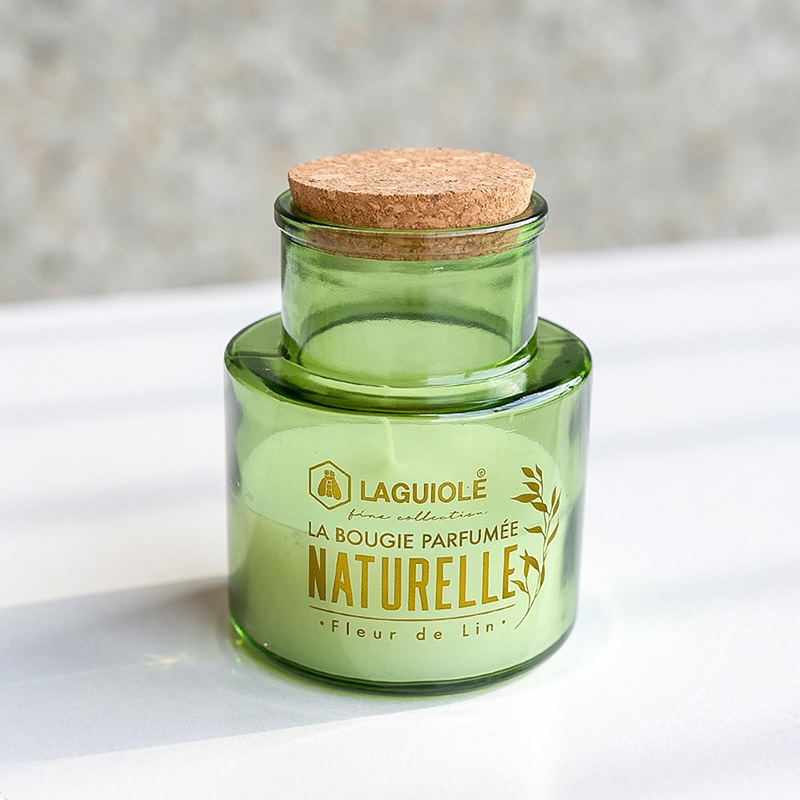 LAGUIOLE CANDLE NATURE LINEN FLOWER 220g 