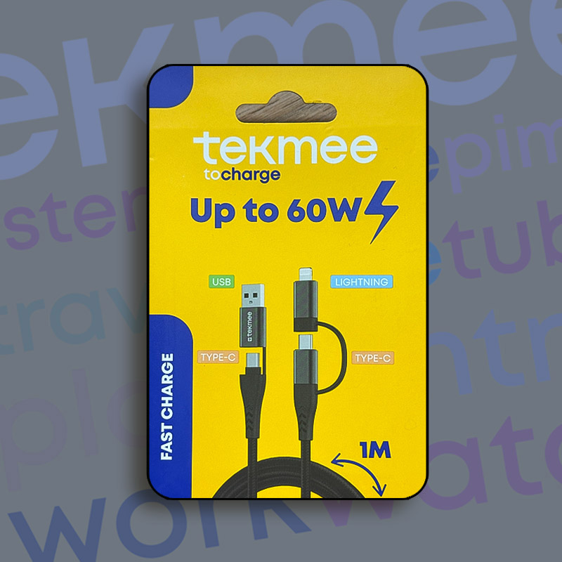 TEKMEE 1M ALL-IN-ONE CABLE 60W