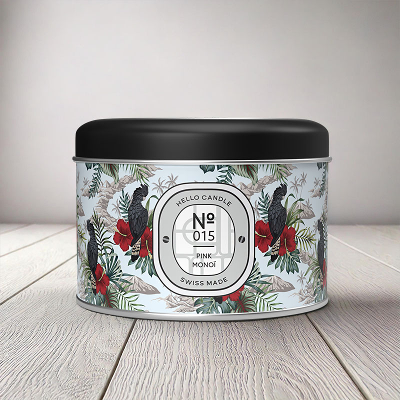 HELLO CANDLE PINK MONOÏ 180ml