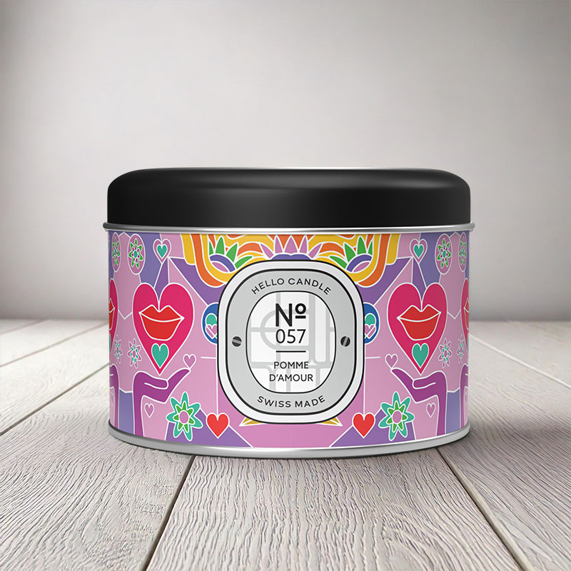 HELLO CANDLE POMME D'AMOUR 180ml