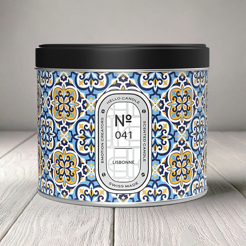 HELLO CANDLE LISBONNE 500ml (SEA BREEZE)