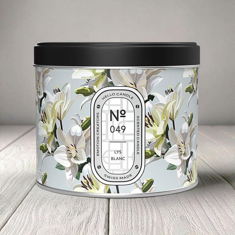 HELLO CANDLE LYS BLANC 500ml