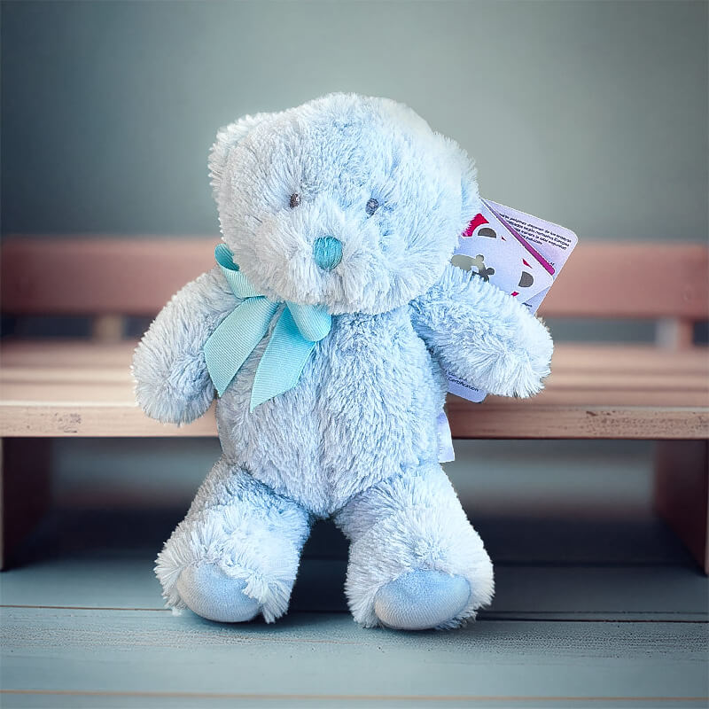 BEAR BLUE 23CM