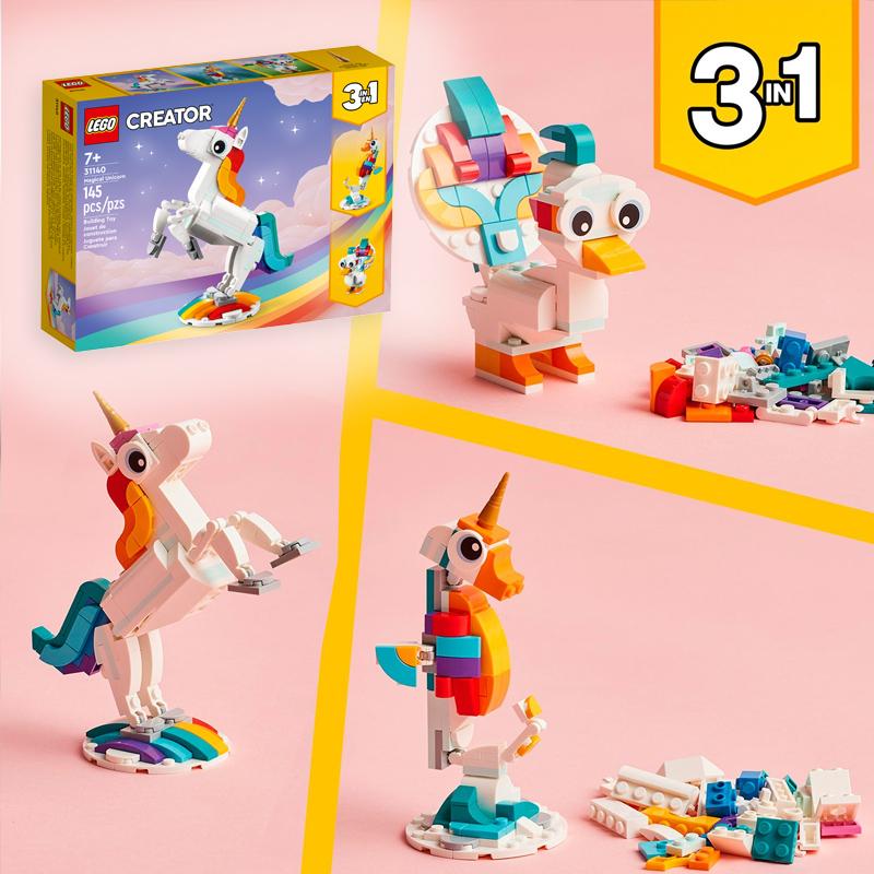 LEGO 31140 CREATOR MAGICAL UNICORN