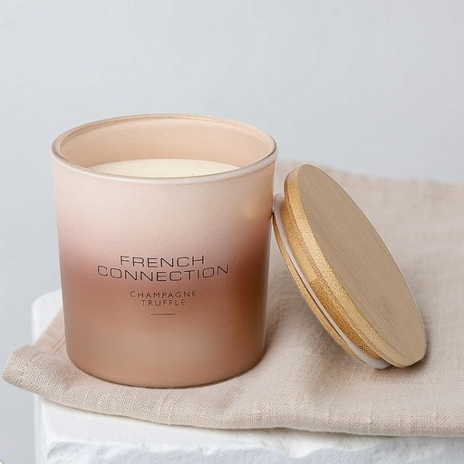 [FCC006BRM] FRENCH CONNECTION OMBRE CANDLE CHAMPAGNE TRUFFLE 331G MEDIUM