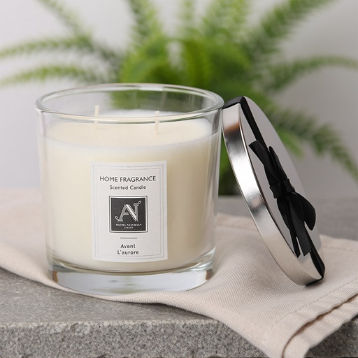 [ANLMLCM001AL] AROMA NATURALS MINIMALIST LUXE CANDLE AVANT L'AURORE 342G MEDIUM 2-WICKS