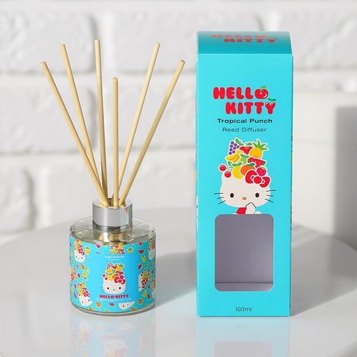 [HKOFD002U] HELLO KITTY REPEAT PRINTED DIFFUSER TROPICAL PUNCH 100ML