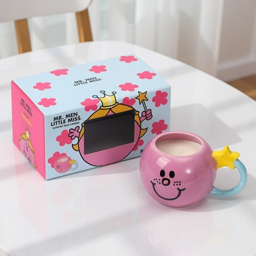 [MMLMMR004P] LITTLE MISS PRINCESS CANDLE SOUP BOWL BUBBLEGUM 210G
