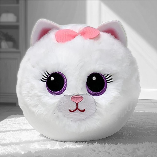 [00020895] TY BEANIE BOUNCERS PURDY THE CAT 9CM