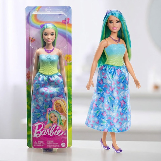[00040062] BARBIE DOLL WITH BUTTERFLY DRESS