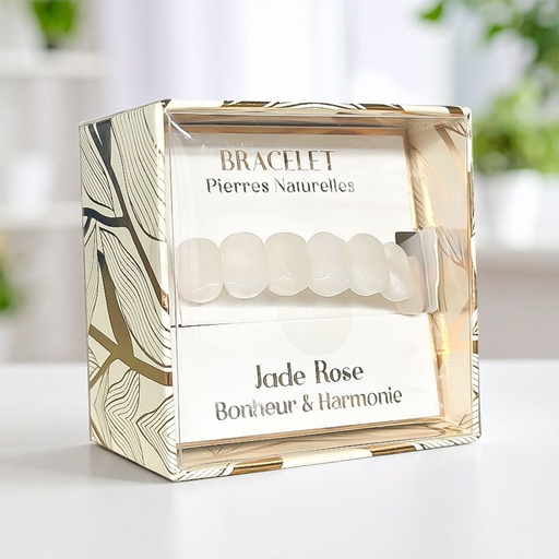 [00336279-2] BRACELET PIERRE NATUREL JADE ROSE