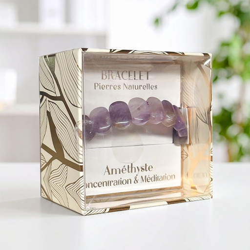 [00336279-11] BRACELET PIERRE NATUREL AMÉTHYSTE