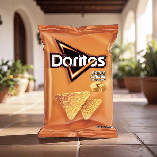 [C0801002] DORITOS NACHO CHEESE TORTILLA 20 x 44g