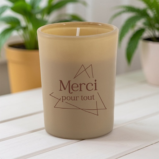 [00123115] BOUGIES DE VOEUX "MERCI" (09416)