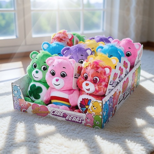 [00020079] CARE BEARS 23CM 6-ASS DISPLAY /12