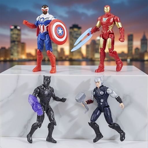 [00015029] MARVEL AVENGERS EPIC HERO 10CM 4-ass