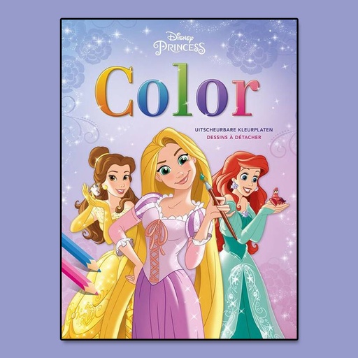 [00070080] COLOR BOOK DISNEY PRINCESS (DETACHABLE PAGES)