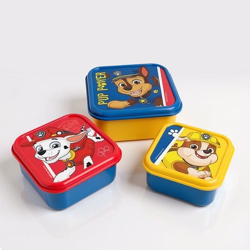 [00130521] SNACK BOXES PAW PATROL 3pcs