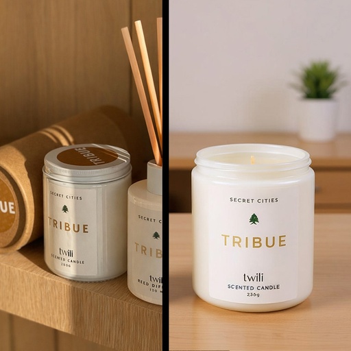 [80100300] TWILI INDOOR SCENTED CANDLE HIDDEN CITIES: BEIRUT 250gr