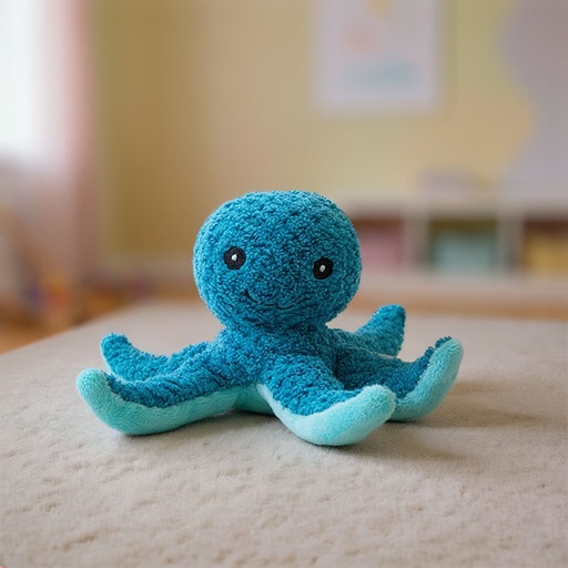 [00021133] OCTOPUS BLUE COTTON 20cm