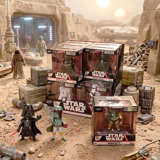 [00015064] STAR WARS METALFIGS ASSORTIMENT 6,5CM WAVE-1 /12